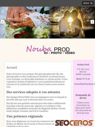 noubaprod.com tablet előnézeti kép