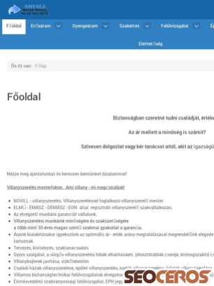 novill.hu tablet előnézeti kép