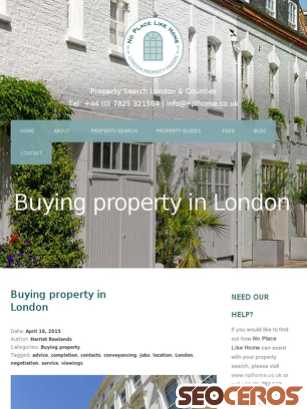 nplhome.co.uk/buying-property-in-london tablet preview
