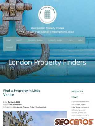 nplhome.co.uk/find-a-property-in-little-venice tablet preview