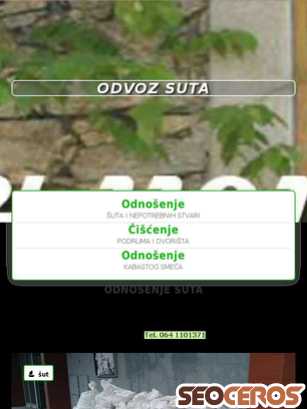 odvoz-suta.co.rs tablet förhandsvisning