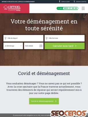 officiel-demenagement.com tablet náhľad obrázku