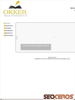 okker.hu tablet előnézeti kép