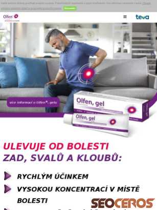 olfen.cz tablet náhled obrázku