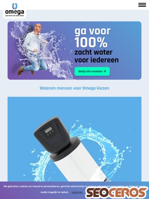 omegawater.nl tablet előnézeti kép