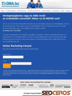 online-marketing-akademia.hu tablet náhled obrázku