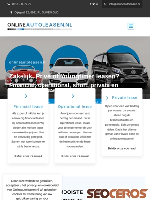 onlineautoleasen.nl/private-lease-nieuwe-auto/volkswagen-golf-variant-trendline tablet preview
