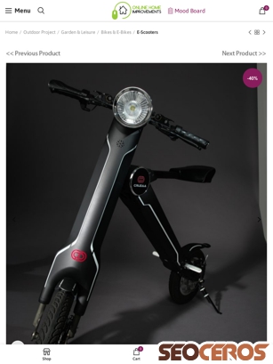 onlinehomeimprovements.co.uk/product/outdoor-project/outdoor-garden-leisure/bikes-e-bikes/e-scooters/cruzaa-scoota-in-carbon-black tablet förhandsvisning