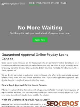 onlinepaydayloanscanada.ca tablet preview