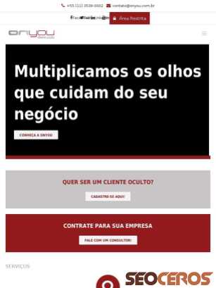 onyou.com.br tablet előnézeti kép