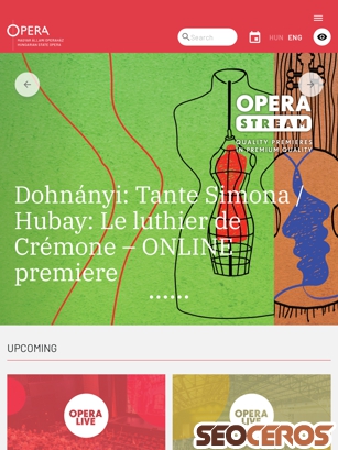 opera.hu tablet Vista previa