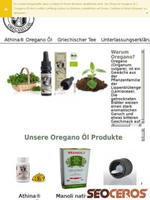 oregano-oil.de tablet előnézeti kép