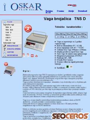oskarvaga.com/trgovacke-vage-tns-d.html tablet obraz podglądowy