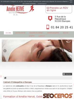 osteopathe-etampes-herve.fr tablet előnézeti kép