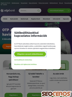 otpbank.hu tablet preview