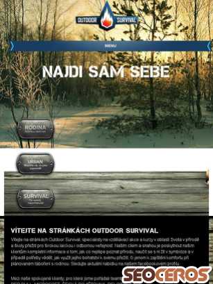 outdoorsurvival.cz/cz/uvod tablet előnézeti kép