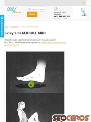 oxysport.sk/cviky-blackroll-mini tablet obraz podglądowy