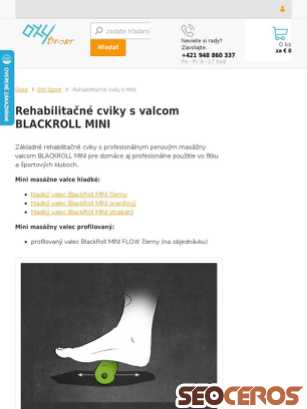oxysport.sk/rehabilitacne-cviky-blackroll-mini tablet náhľad obrázku