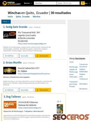 paginas-amarillas.com.ec/quito/servicios/winchas tablet náhled obrázku