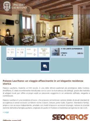 palazzolauritano.com tablet náhľad obrázku