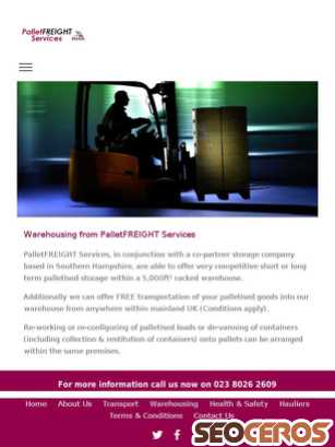 palletfreightservices.co.uk/warehousing-from-palletfreight-services.html tablet preview