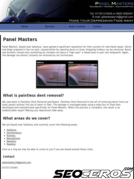 panelmasters.co.uk tablet előnézeti kép