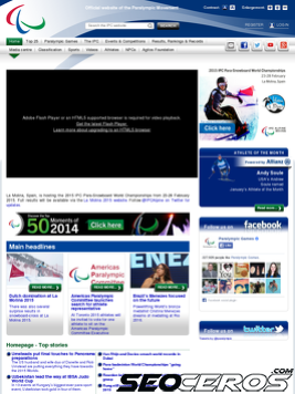 paralympic.org tablet förhandsvisning