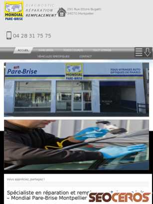 pare-brise-montpellier.fr tablet náhľad obrázku