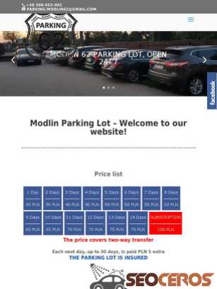 parking-modlin62.pl tablet Vista previa