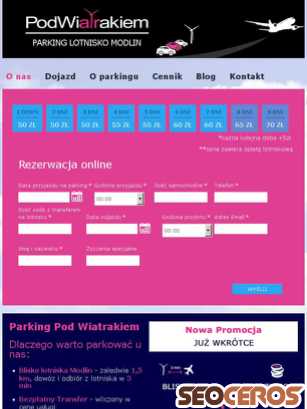 parkingpodwiatrakiem.pl tablet Vista previa