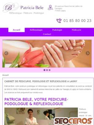 pedicure-podologue-bele.fr tablet anteprima