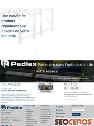 pedlex.com tablet Vorschau