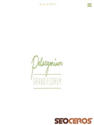 pelargoniumgrandiflorum.com tablet prikaz slike