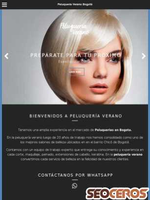 peluqueriaverano.com tablet náhled obrázku