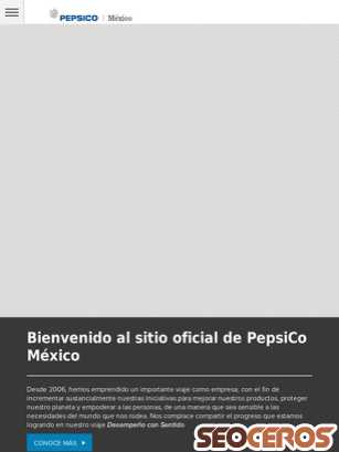 pepsico.com.mx tablet náhled obrázku
