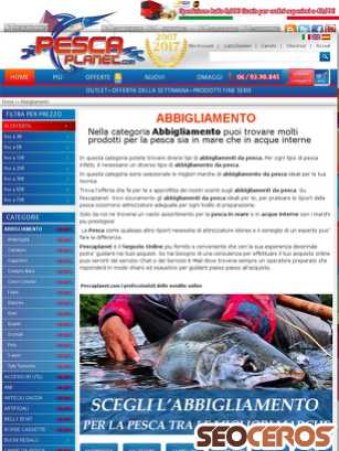 pescaplanet.com/shop/abbigliamento-c-91.html tablet előnézeti kép