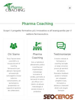 pharmacoaching.it tablet preview