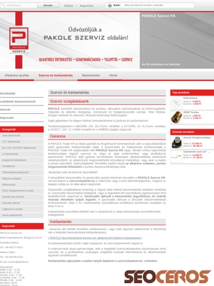 pkl.hu/szerviz-es-karbantartas tablet náhled obrázku
