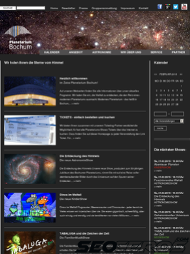 planetarium-bochum.de tablet Vista previa