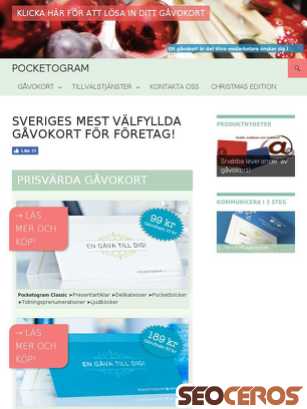 pocketogram.se tablet előnézeti kép