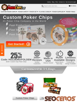 pokerchips.com tablet 미리보기