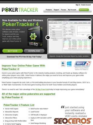 pokertracker.com tablet előnézeti kép