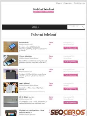polovni-mobilni-telefoni.com tablet förhandsvisning