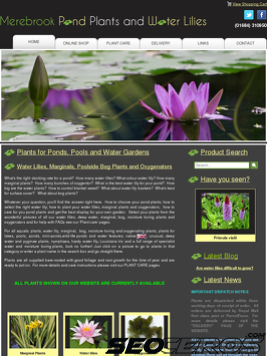 pondplants.co.uk tablet vista previa