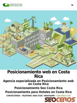 posicionamientowebencostarica.com tablet previzualizare