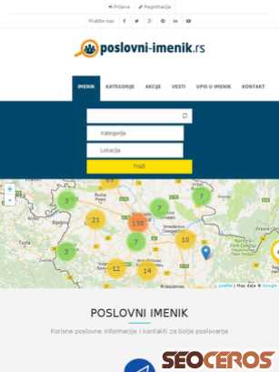 poslovni-imenik.rs tablet előnézeti kép