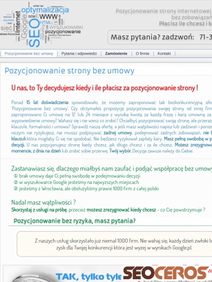 pozycjonowanie-prepaid.pl tablet náhled obrázku