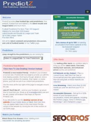 windrawwin.com review - SEO and Social media analysis from SEOceros