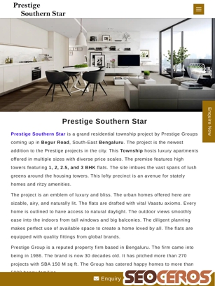 prestigesouthernstar.info tablet preview
