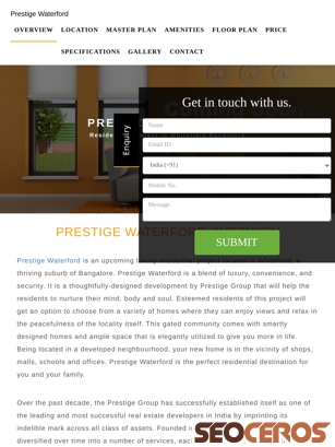 prestigewaterford.info tablet előnézeti kép
